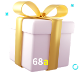 Receba seus bônus de boas-vindas no 68a